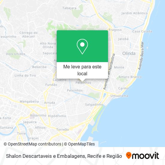 Shalon Descartaveis e Embalagens mapa