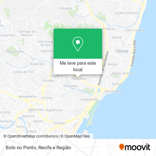 Bolo no Ponto mapa