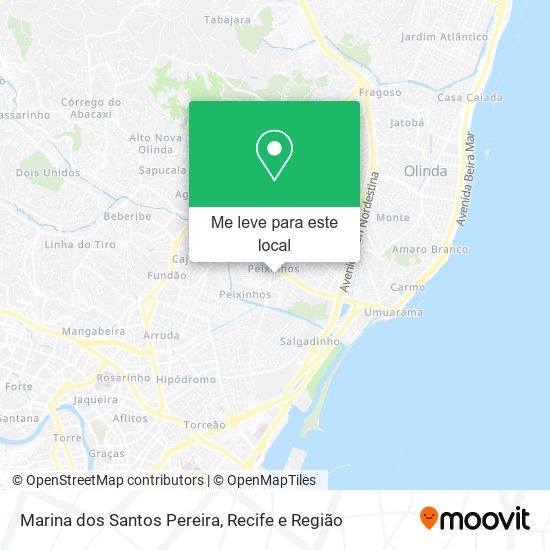 Marina dos Santos Pereira mapa