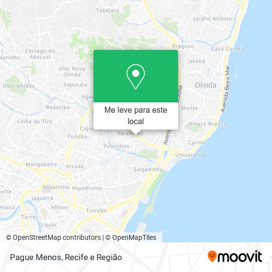 Pague Menos mapa