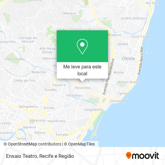 Ensaio Teatro mapa