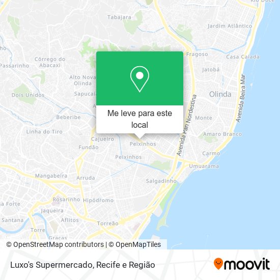 Luxo's Supermercado mapa