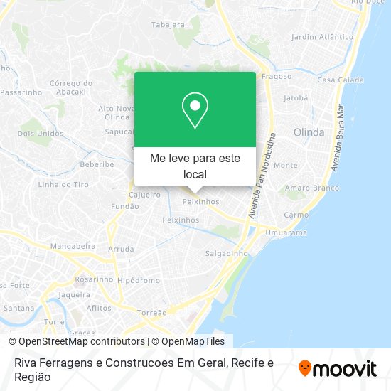 Riva Ferragens e Construcoes Em Geral mapa