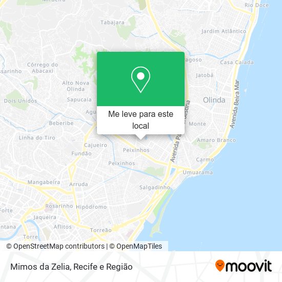 Mimos da Zelia mapa