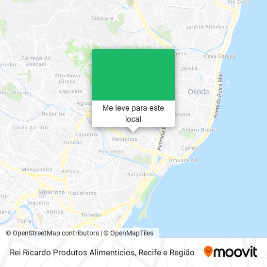 Rei Ricardo Produtos Alimenticios mapa