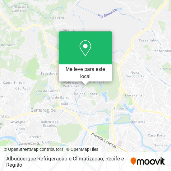 Albuquerque Refrigeracao e Climatizacao mapa