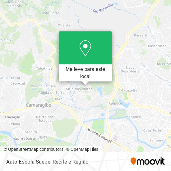 Auto Escola Saepe mapa