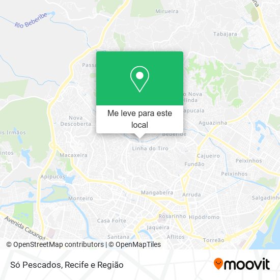 Só Pescados mapa