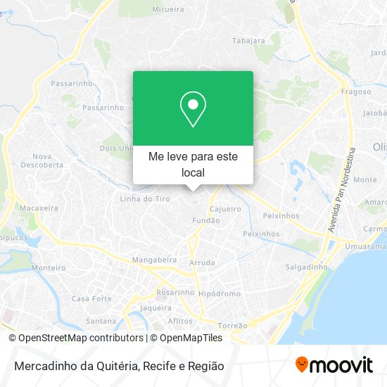 Mercadinho da Quitéria mapa