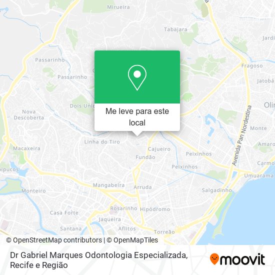 Dr Gabriel Marques Odontologia Especializada mapa