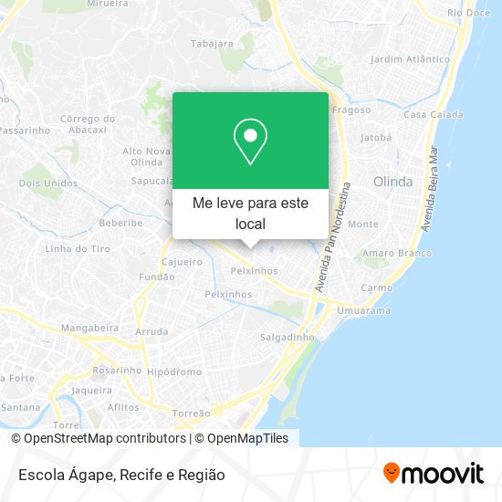 Escola Ágape mapa