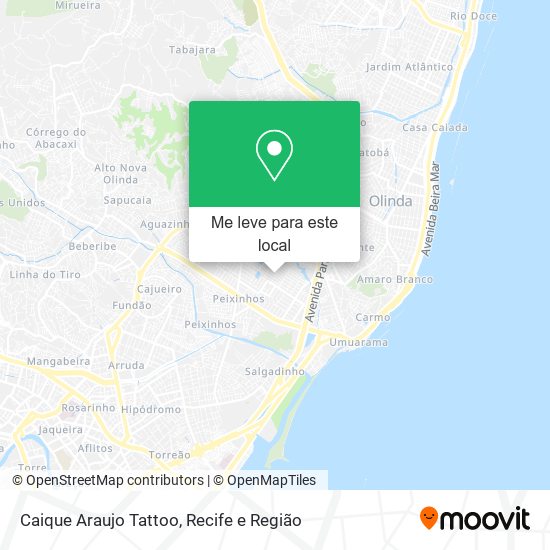 Caique Araujo Tattoo mapa