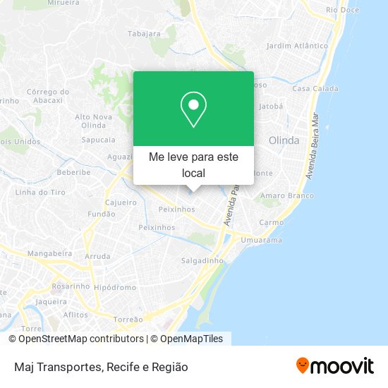 Maj Transportes mapa