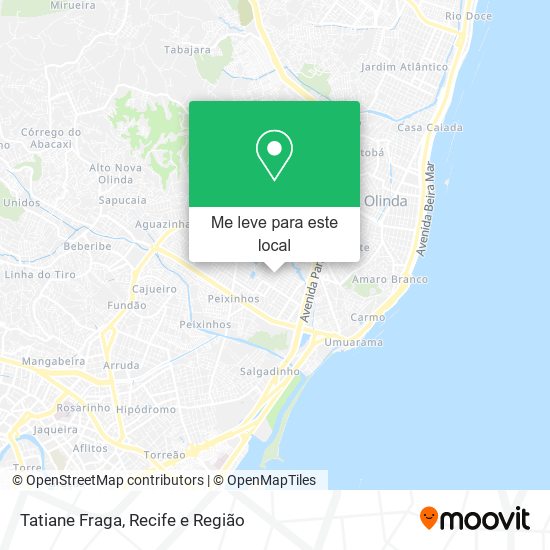 Tatiane Fraga mapa