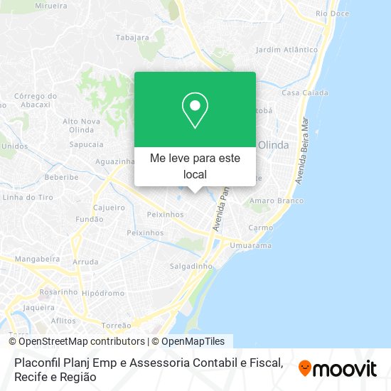 Placonfil Planj Emp e Assessoria Contabil e Fiscal mapa