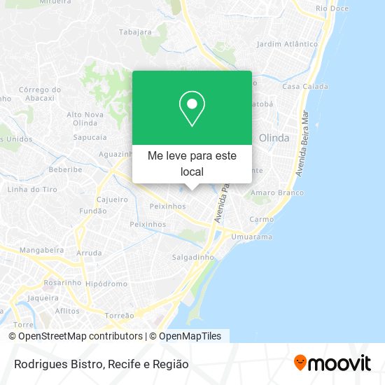 Rodrigues Bistro mapa