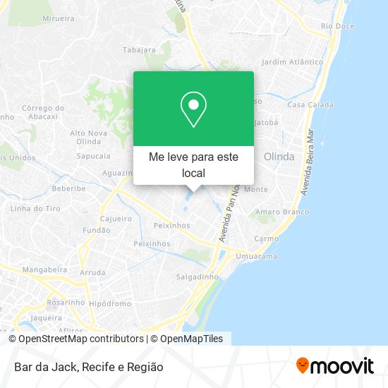 Bar da Jack mapa