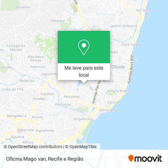 Oficina Mago van mapa