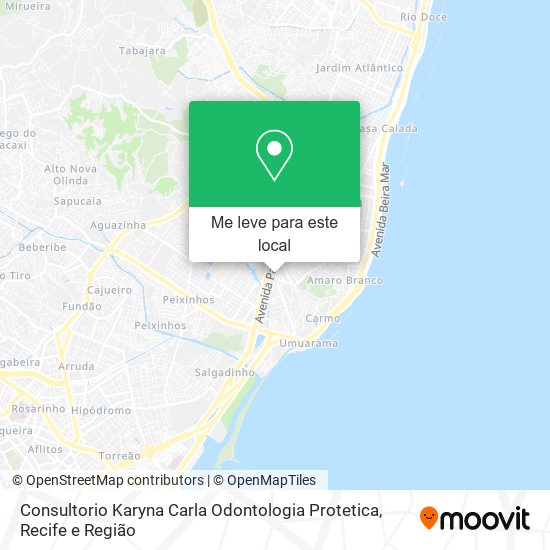 Consultorio Karyna Carla Odontologia Protetica mapa