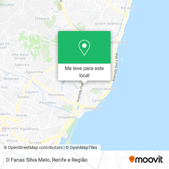 D Farias Silva Melo mapa