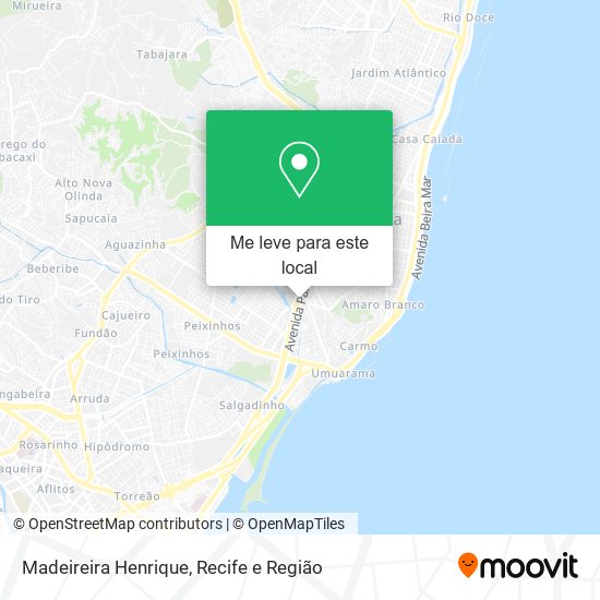Madeireira Henrique mapa