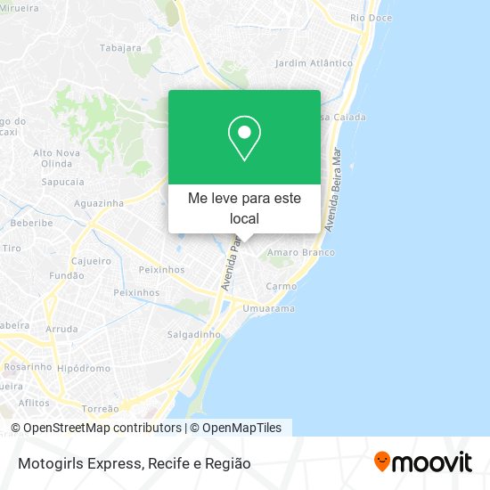 Motogirls Express mapa