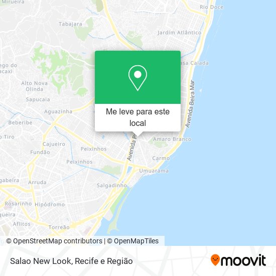 Salao New Look mapa