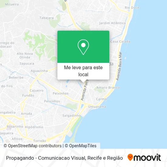 Propagando - Comunicacao Visual mapa