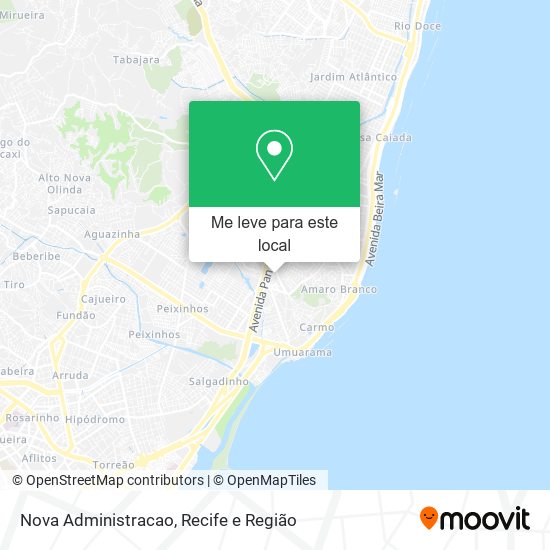 Nova Administracao mapa