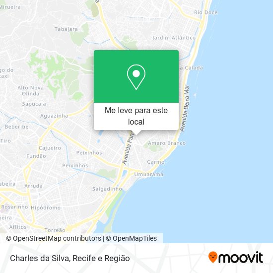 Charles da Silva mapa