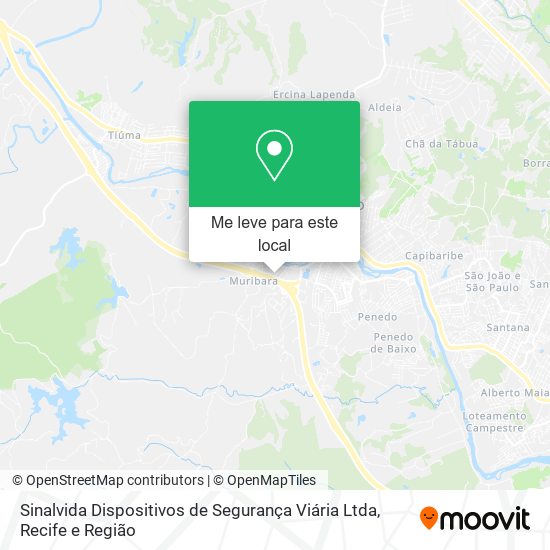 Sinalvida Dispositivos de Segurança Viária Ltda mapa