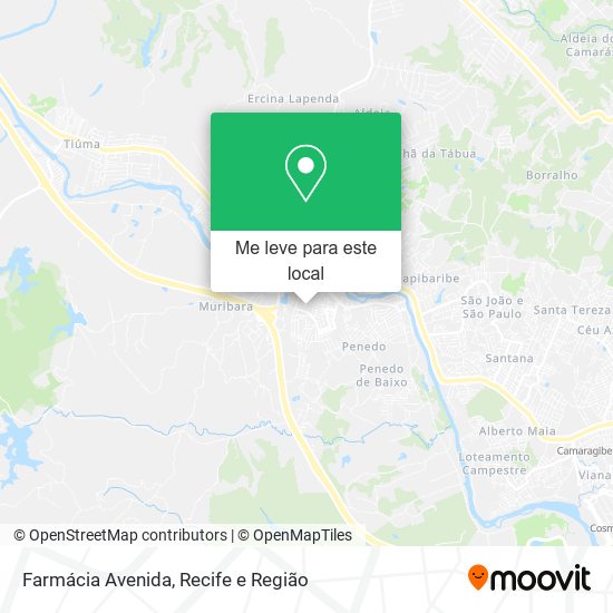 Farmácia Avenida mapa