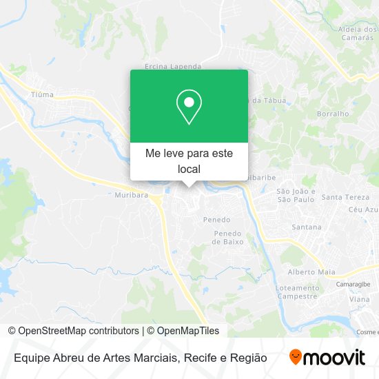 Equipe Abreu de Artes Marciais mapa