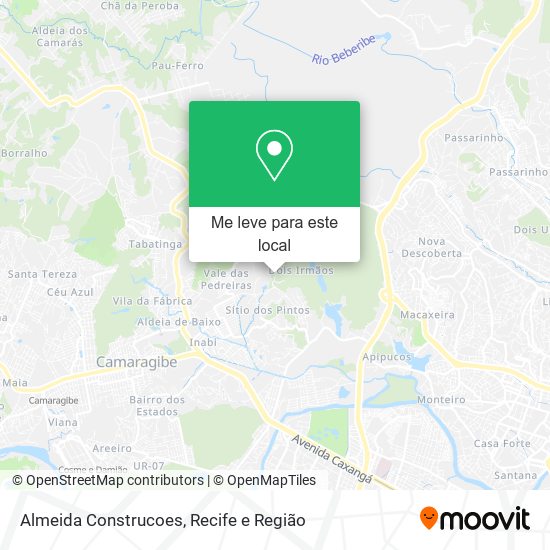 Almeida Construcoes mapa