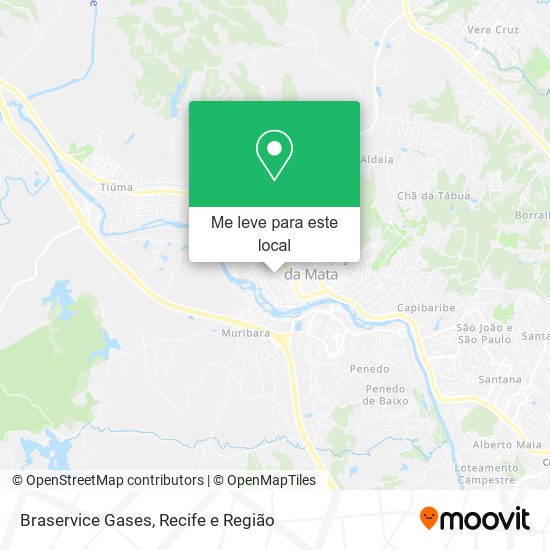 Braservice Gases mapa