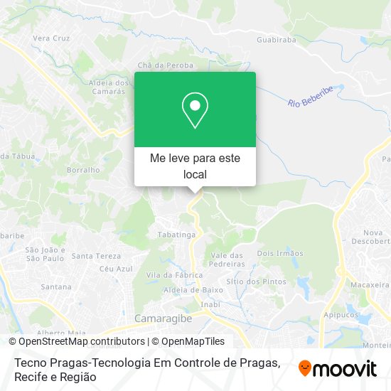 Tecno Pragas-Tecnologia Em Controle de Pragas mapa