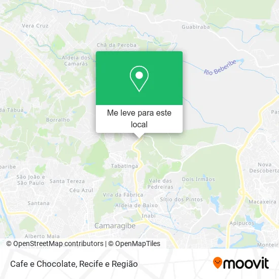 Cafe e Chocolate mapa