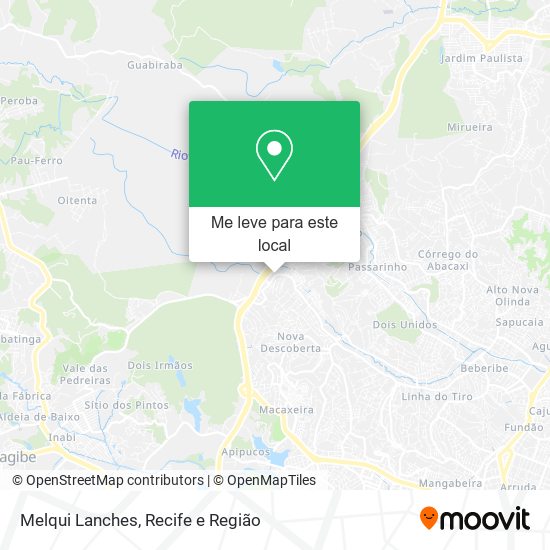 Melqui Lanches mapa