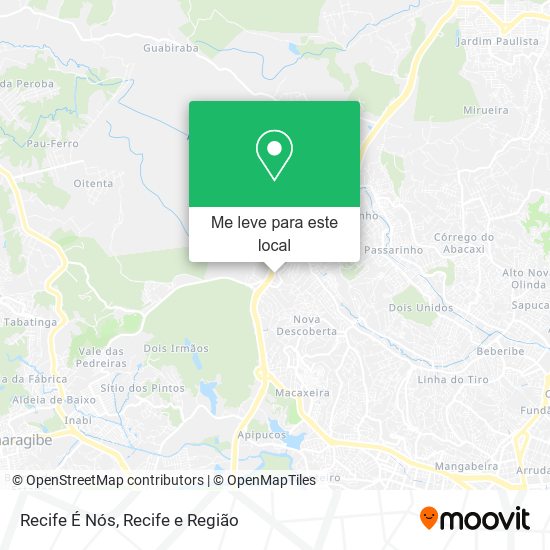 Recife É Nós mapa