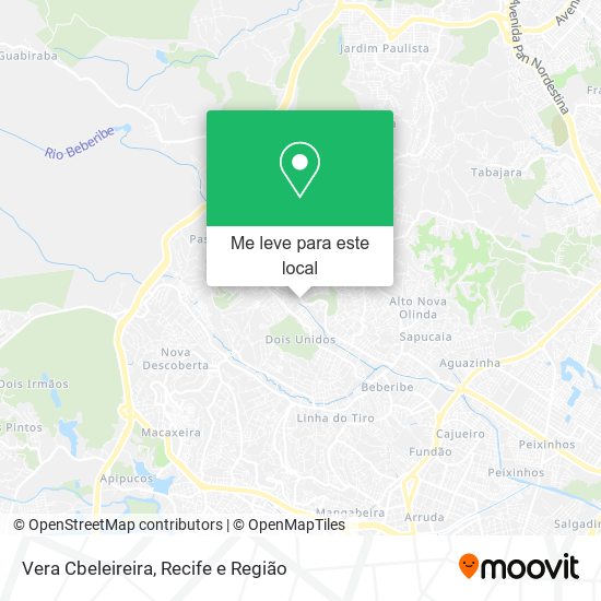 Vera Cbeleireira mapa