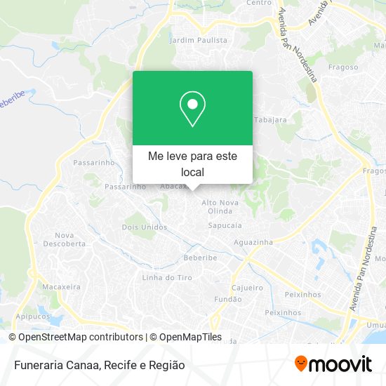 Funeraria Canaa mapa