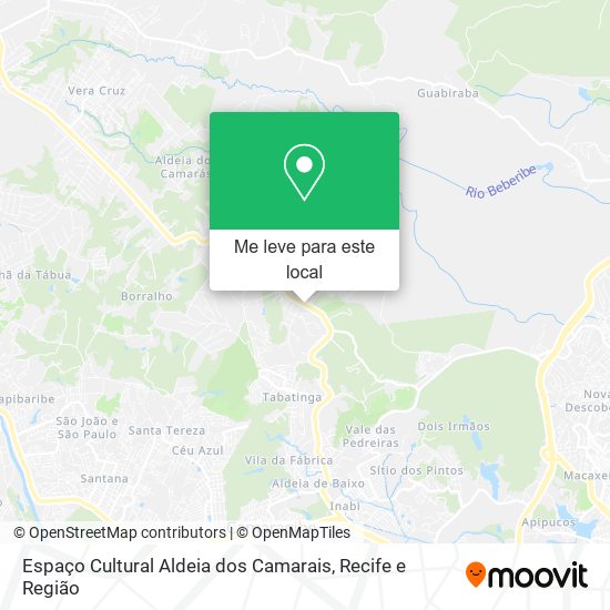 Espaço Cultural Aldeia dos Camarais mapa
