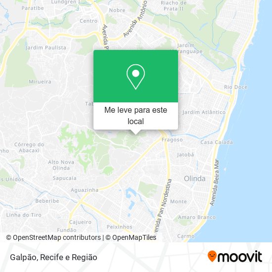 Galpão mapa