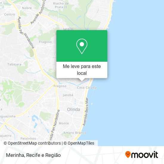 Merinha mapa