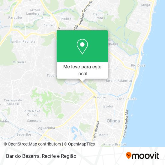 Bar do Bezerra mapa