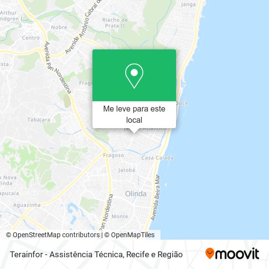 Terainfor - Assistência Técnica mapa
