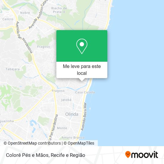 Colorê Pés e Mãos mapa