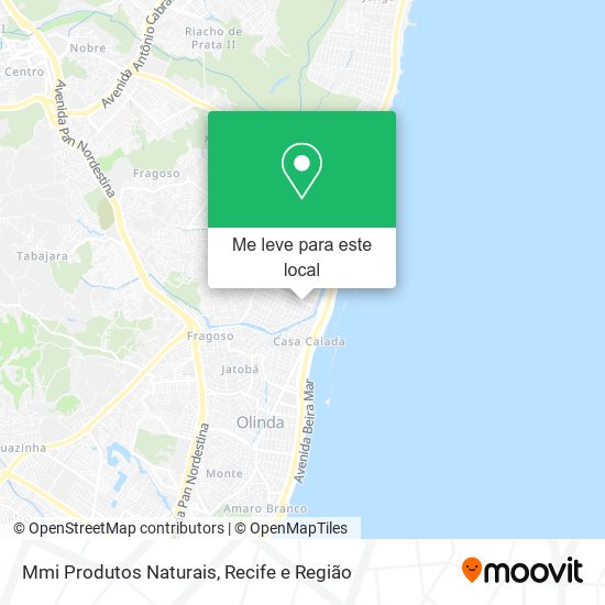 Mmi Produtos Naturais mapa