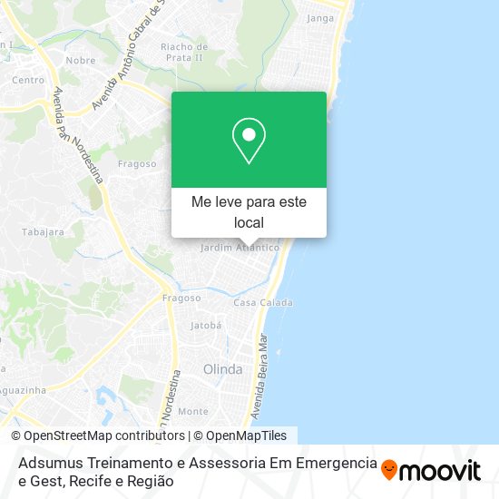 Adsumus Treinamento e Assessoria Em Emergencia e Gest mapa