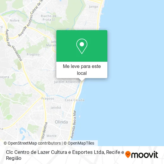 Clc Centro de Lazer Cultura e Esportes Ltda mapa